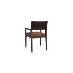 Myers Dining Chair with Leather Upholstered Seat Chairs & Benches Bassett Furniture 13