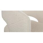 Aries Upholstered Dining Chair with Casters - Image 8