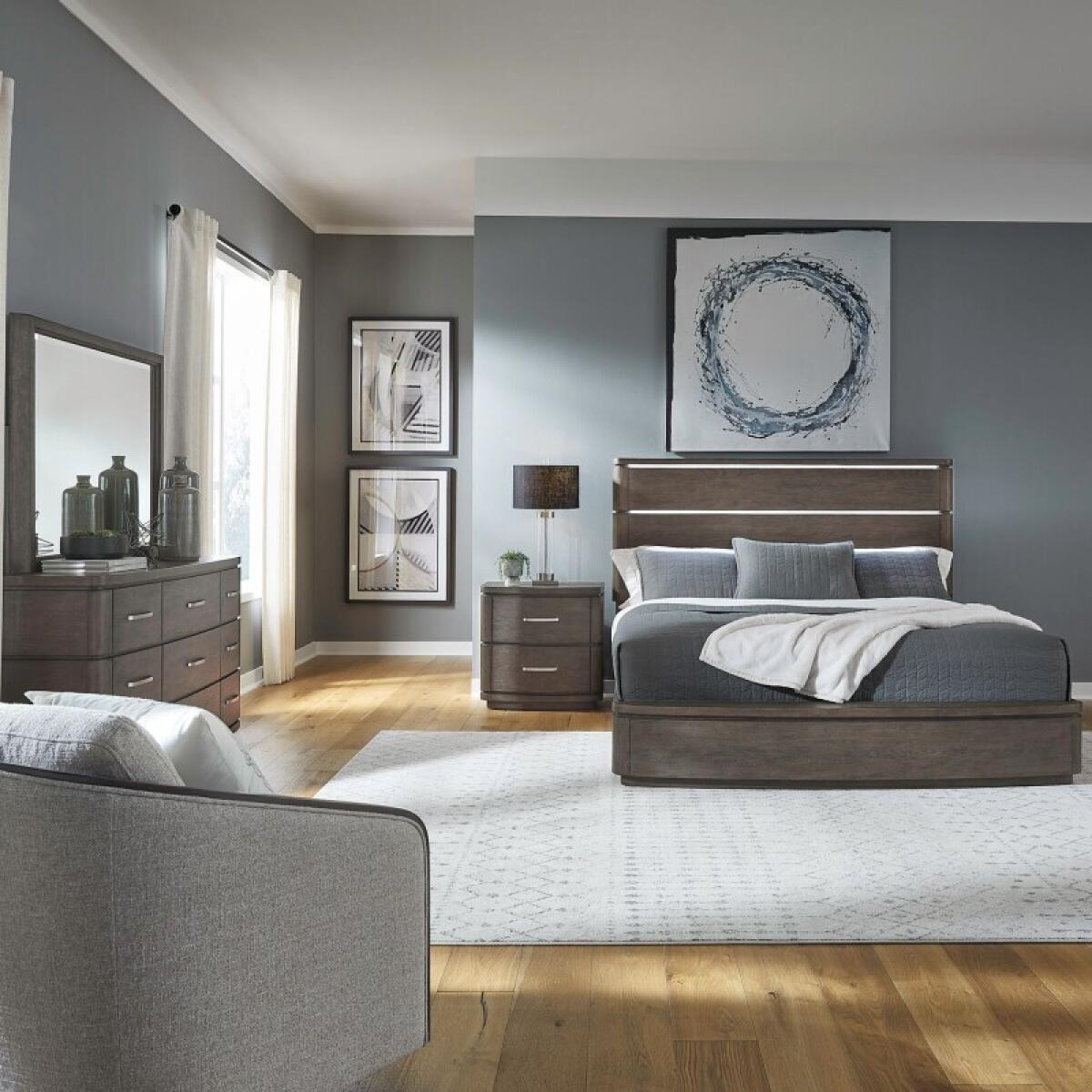 Cascade Falls King Panel Bed, Dresser & Mirror, Night Stand Bedroom Sets Bedroom Sets 2 Cascade Falls King Panel Bed, Dresser & Mirror, Night Stand Bedroom Sets Bedroom Sets 2