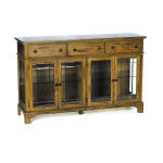 Laurelhurst Rustic Oak Wide Buffet With Touch Light - LAURO9080