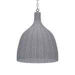 Hampton Rattan Pendant Large Lighting Bramble 14