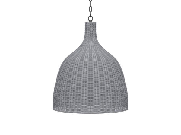 Hampton Rattan Pendant Large Lighting Bramble