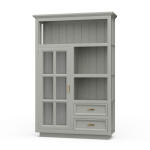 Dakota 1 Door Display Cabinet - Image 2