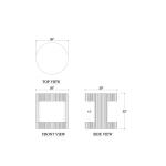 Kraton Round Small Side Table - Image 9