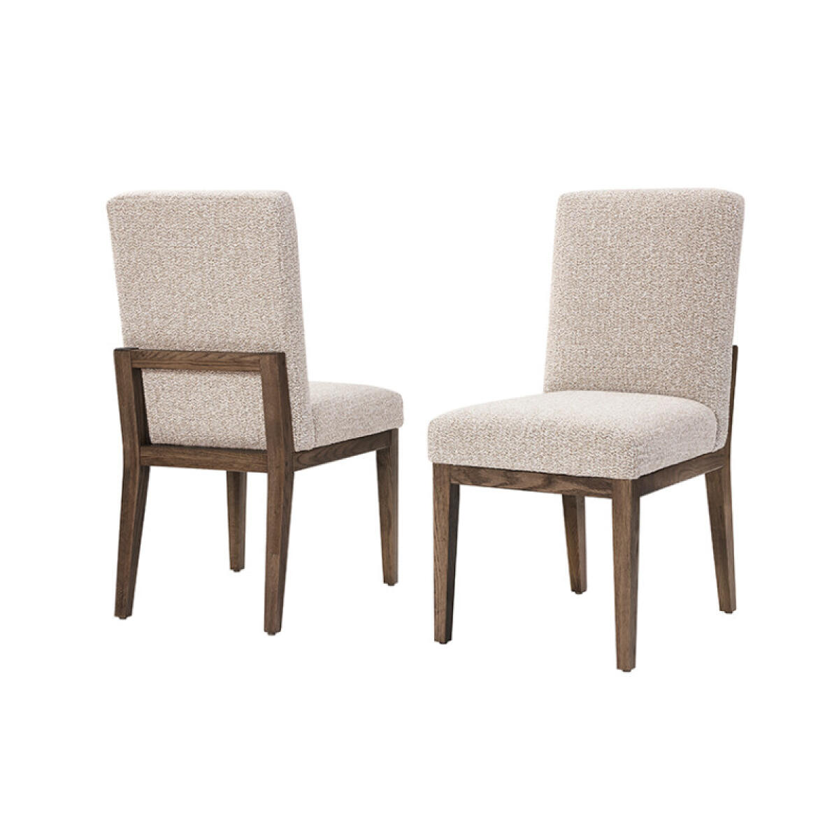 78d56bed13d432f755888de1016c3404 Dovetail Dining Upholstered Side Chair Grey Fabric - 753-030C - Image 1