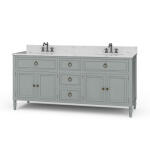Cholet Double Vanity W/ Sink & Marble Top