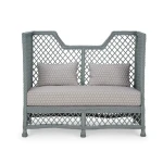 Rabana High Back Rattan Loveseat - Image 4