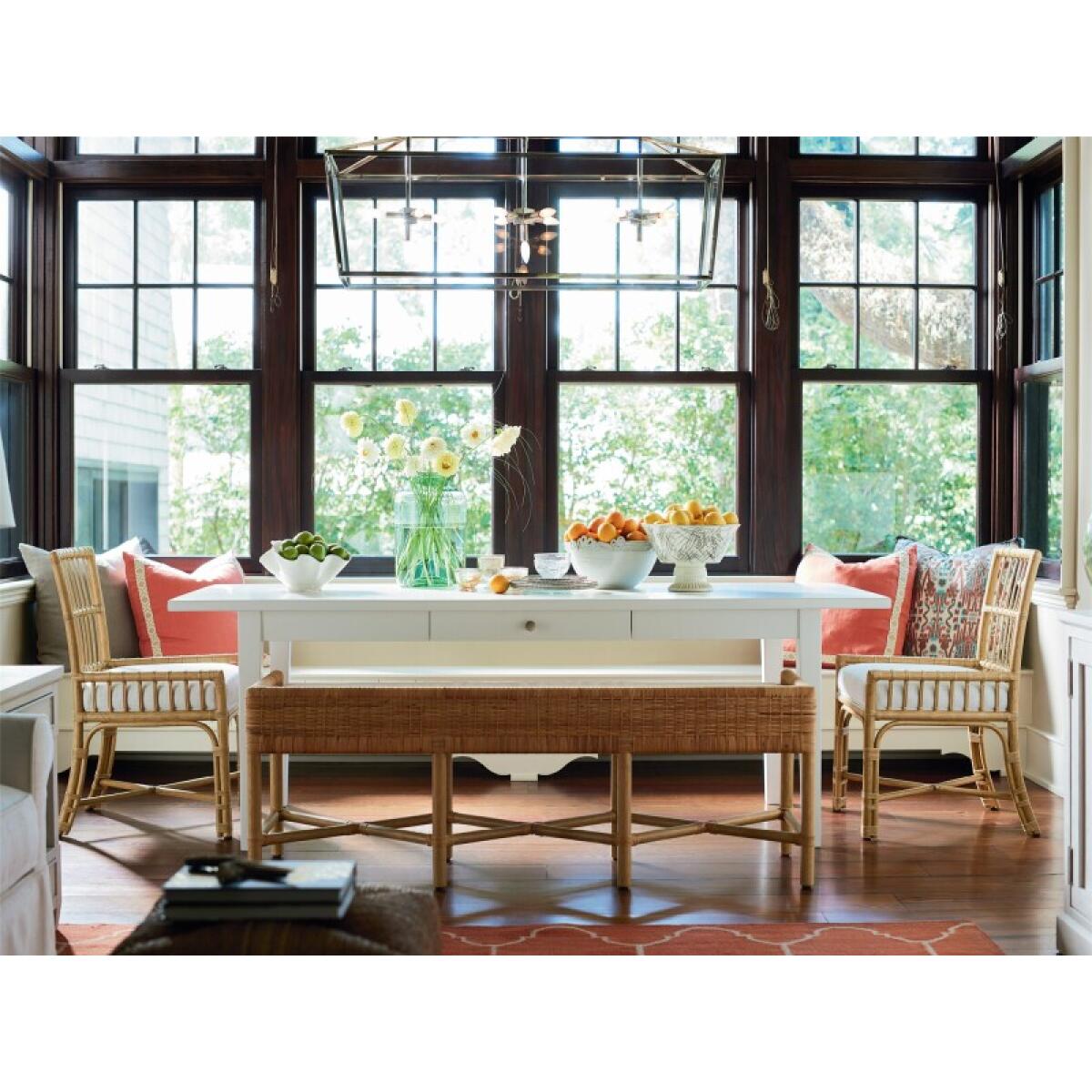 78ef319d2b59f52e8cb55ff6c5a7fca2 Escape-Coastal Living Home Collection Pull Up Bench - Image 1