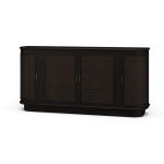 Dakota Oval 4 Door Sideboard W/ Rattan Panels
