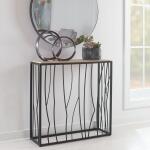 Reed Console Table, 2 Cartons - Image 3