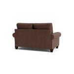 True Custom™ True Custom® Leather Large Roll Arm Loveseat - Image 5
