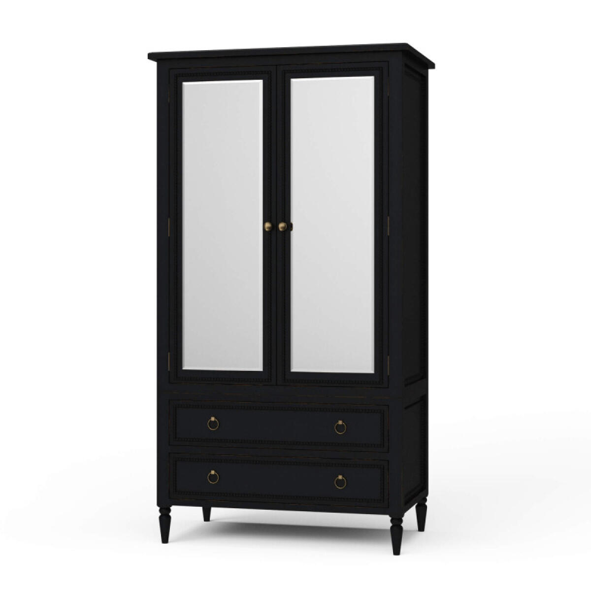 790b92421b88a962d50a7de5cc7cb209 Cholet Wardrobe W/ 2 Drawer - Image 1