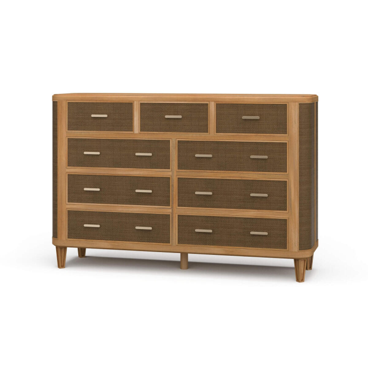 7923159a12a938b1a5a2ee0110fbb81c Lexington 9 Drawer Dresser W/ Rattan - Image 1