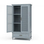 Jamison Wardrobe W/ Rattan Door