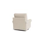 True Custom™ True CustomÂ® Panel Arm Swivel Chair Chairs Bassett Furniture 11