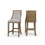 Monarch Counter Stool W/ Rattan Back