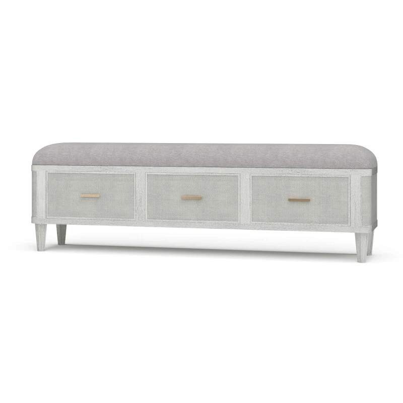 794d0ed6f07a23f963b69ab4afc77146 Lexington Bench W/ Rattan - Image 1