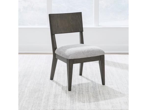 Cascade Falls Panel Back Side Chair (RTA) Chairs & Benches Brown