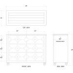 Savannah Dresser 6 Drawer Large Dressers Bramble 17