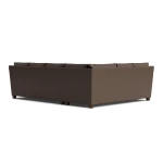 Ellery Leather Roll Arm L-Shaped Sectional - Image 4