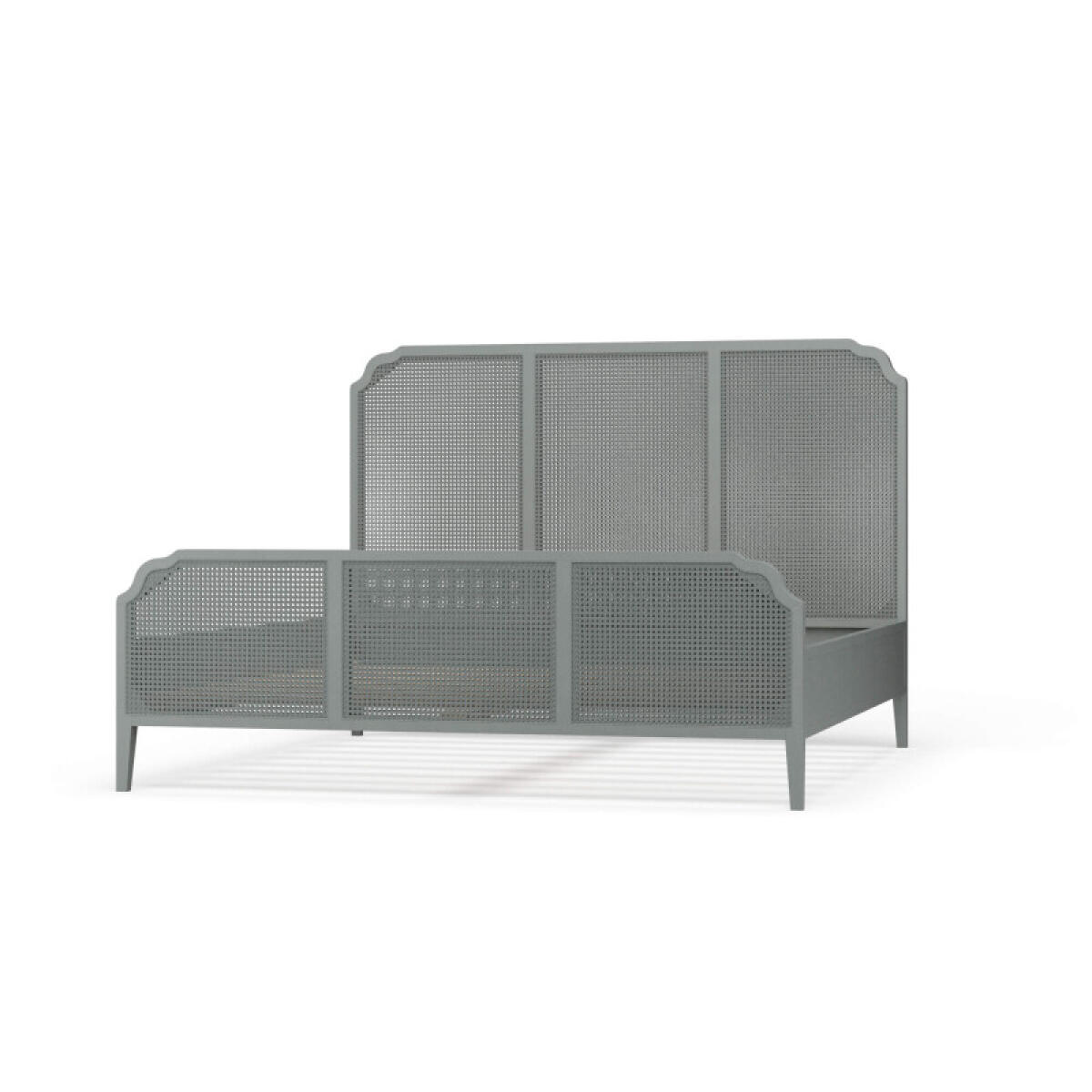 79ae60c90dfd52725a810ae5bd6a8c4c Marisol Bed W/ Rattan - Image 1