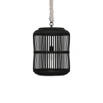Oceana Rattan Pendant Medium Lighting Black 22