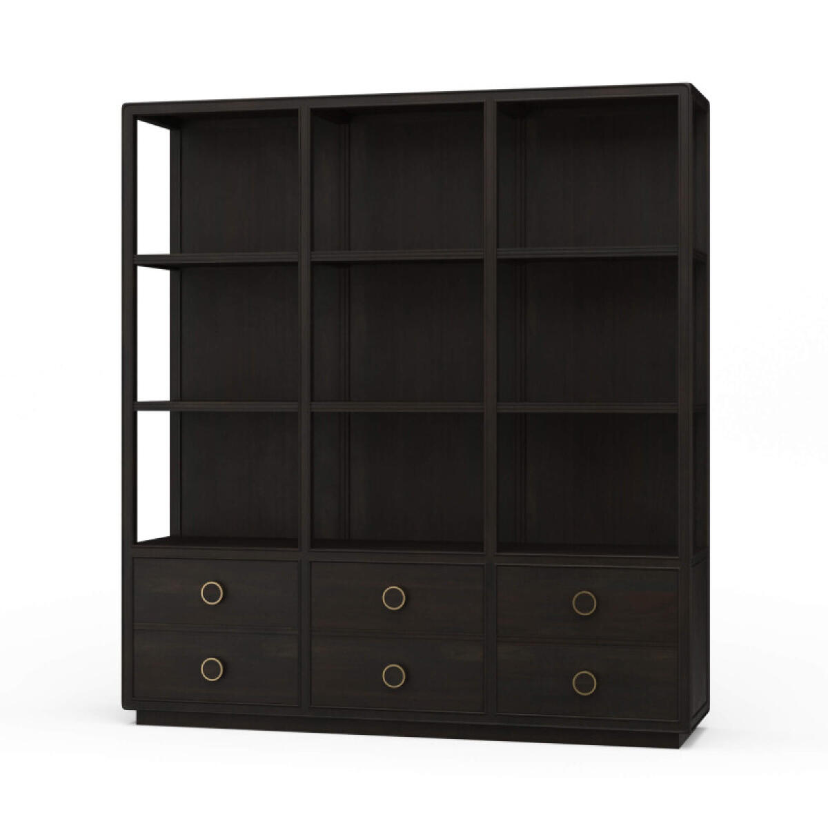79bde368bf748b9aad2b8ccede04d06e Cohan Open Cabinet W/ 6 Drawers - Image 1