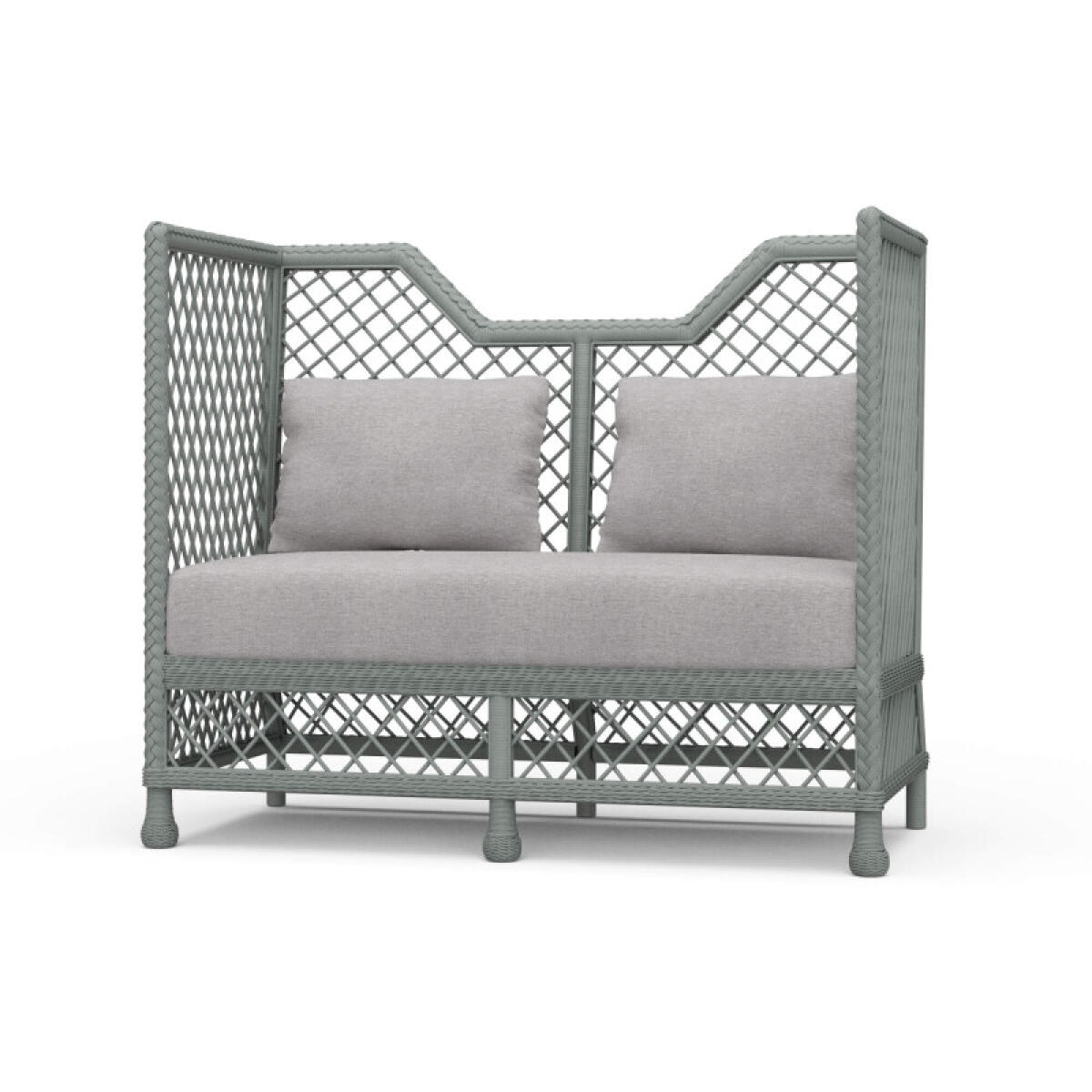 79deae34c35fbcc15d3cbac91b405f75 Rabana High Back Rattan Loveseat - Image 1
