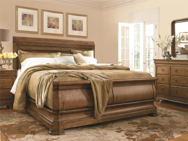New Lou Louie P’s King Sleigh Bed Beds Beds