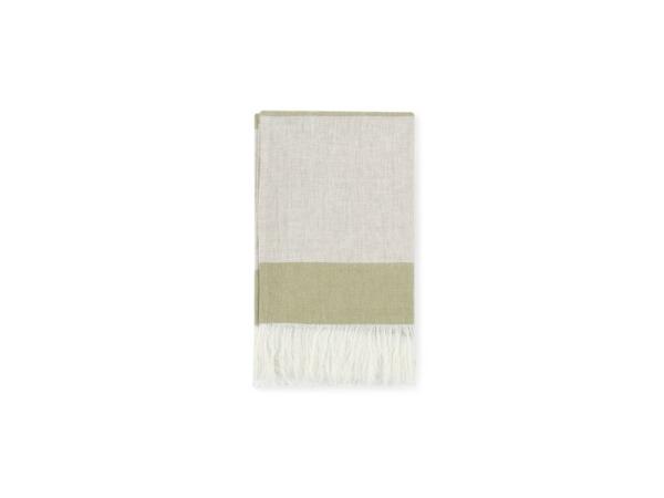 Talara Natural + Green Throw Throws Bassett Furniture