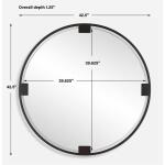 Cornelia Round Mirror Mirrors Black 15
