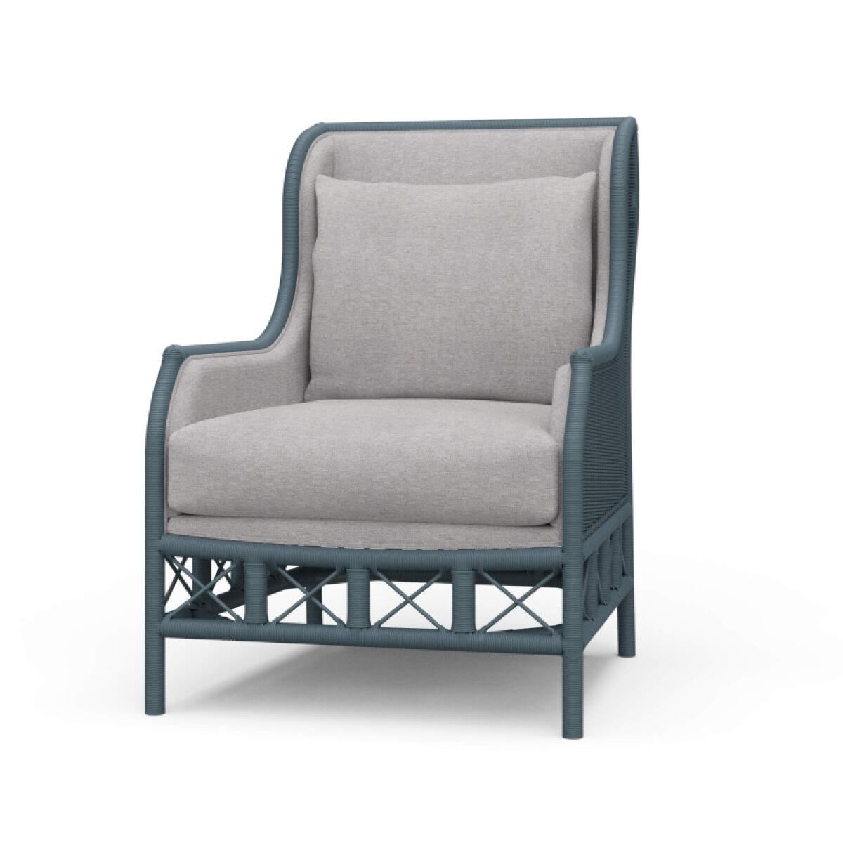 7a681e96eca931b72b948d5b0d5397db Hampton Rattan Wing Chair - Image 1