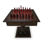 Gloucester Chess Table W/ Drawer - Image 9