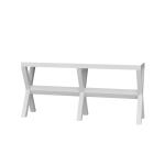 Renoir Console W/ Raffia