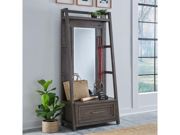 Modern Farmhouse 2 Piece Hall Tree Set Accent Furniture Accent Furniture