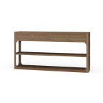 Corte Open Console Table W/ 2 Drawers
