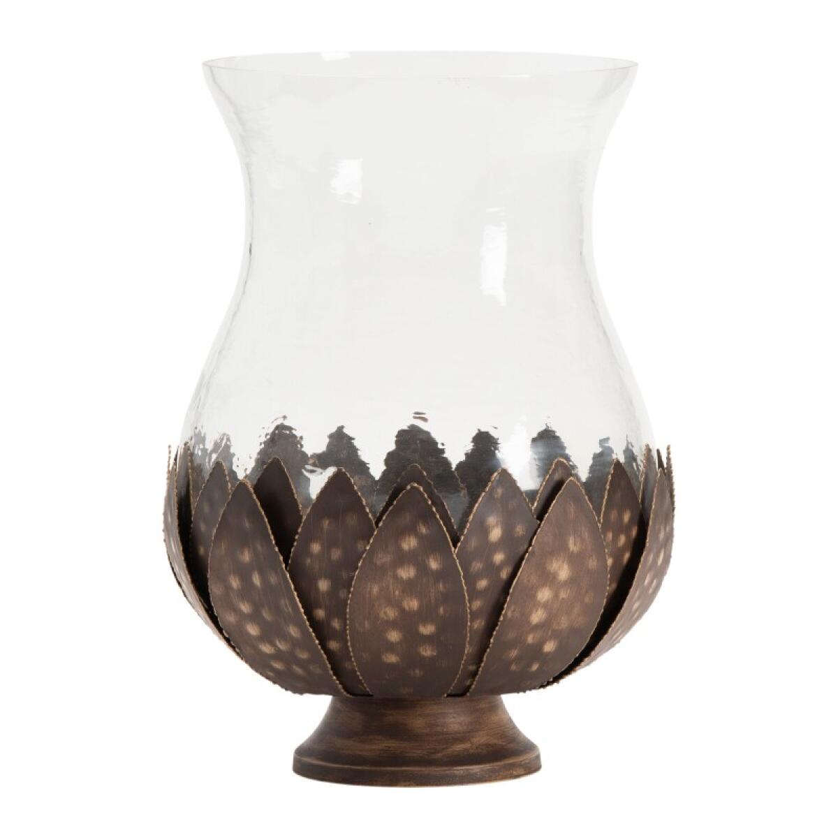 7ac785f3fe96cd4e8b98a7572d2a1bf3 Large Oasis Hand Finished Metal Hurricane - Image 1