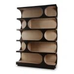 Vannes Crescent Bookcase - Image 4