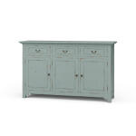 Aries Sideboard W/ 3 Doors Dining Storage Blue 7