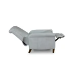Nelson Leather Sock Arm Lay Flat Power Recliner - Image 9