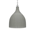 Hampton Rattan Pendant Medium Lighting Bramble 12