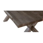 Crossbuck Live Edge Rectangle Dining Table Dining Tables Bassett Furniture 26