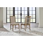 Upholstered Back Side Chair Chairs & Benches Brown 11