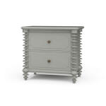 Milano 2 Drawer Bedside Table