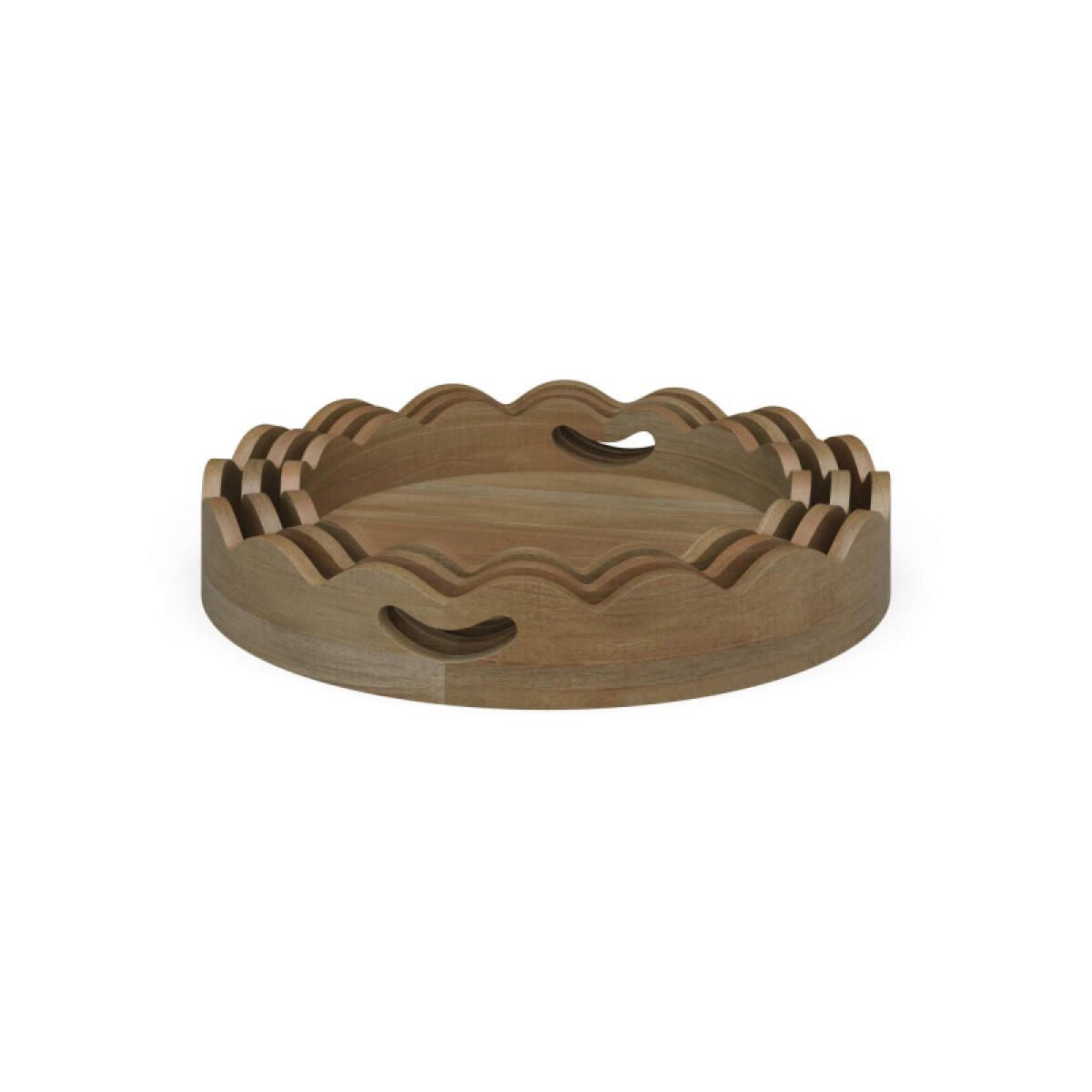 7b963127863a59fc813d8a3a86d39a05 Chloe Set Of 3 Round Trays - Image 1