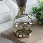 Medium Aubergine Sculptural Votive Holder - Image 6