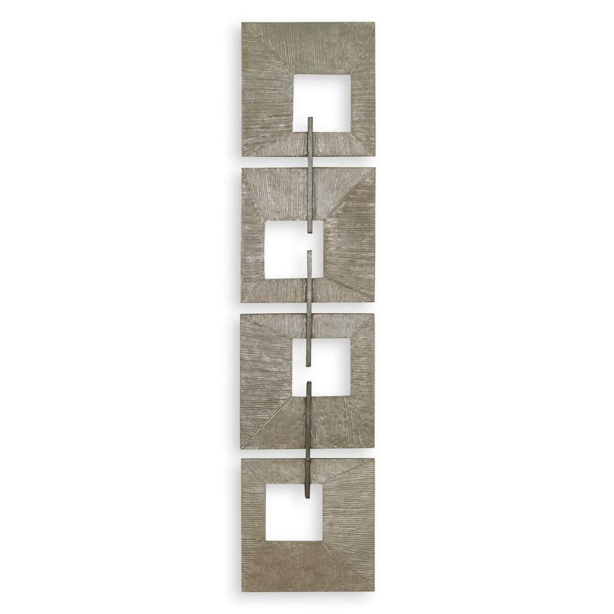 Linked Metal Wall Decor Wall Decor Gray 2 Linked Metal Wall Decor Wall Decor Gray 2