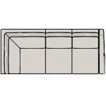 Sectionals 202 Reece Reclining Sectional with One-Piece Back Sectionals Bradington-Young 29