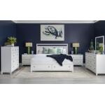 Complete Panel Bed W Storage King 6/6 White Finish Beds Beds 11