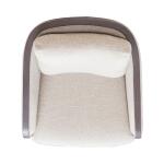 Nora Uph Swivel Accent Chair - Dark Brown - Image 7